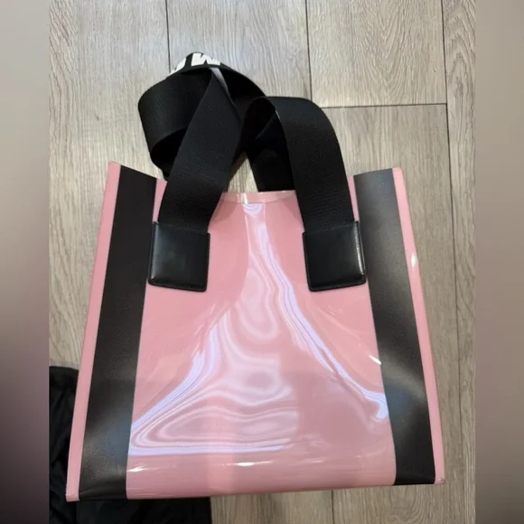 Dolce & Gabbana PVC Strap Shoppers Tote Bag Barbie pink